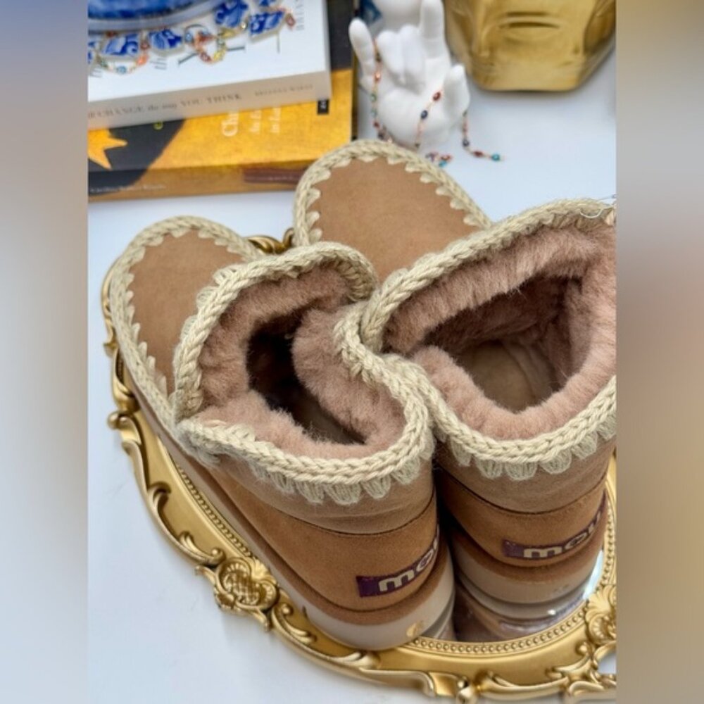 🆕 MOU 🧿 NWT WOB Cognac Eskimo 18 BOUNCE, Sz EU 37 - Picture 9 of 14